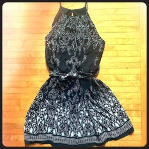 Black and white dress